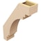 Ekena Millwork 5-inch W x 16-inch D x 22-inch H Pescadero Rough Cedar Woodgrain TimberThane Knee Brace, Primed BRCUR05X16X22PECRCPR - alternate 5